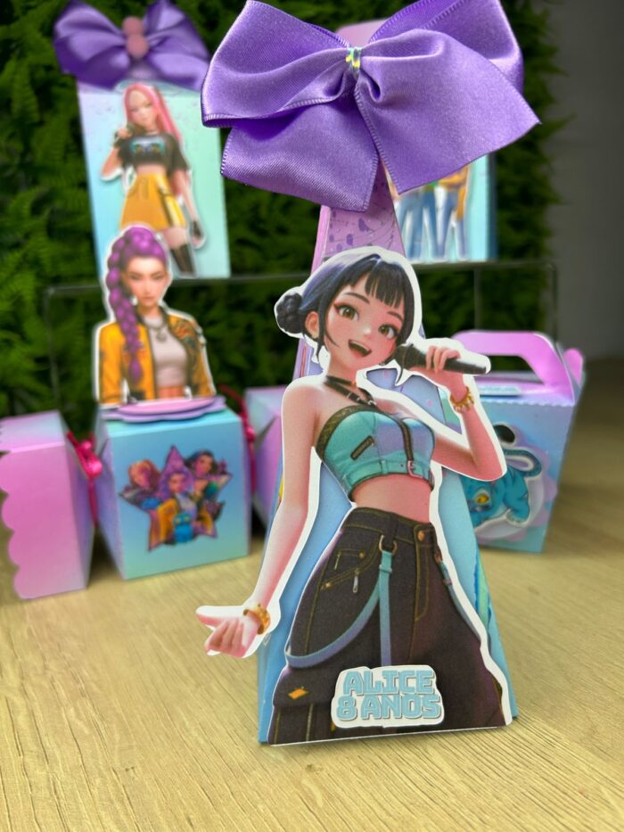 Kit Festa Guerreiras do K-Pop Aniversário infantil - Imagem 2