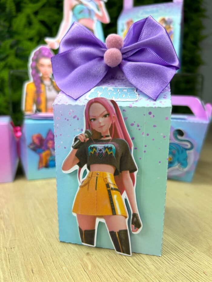 Kit Festa Guerreiras do K-Pop Aniversário infantil - Imagem 4